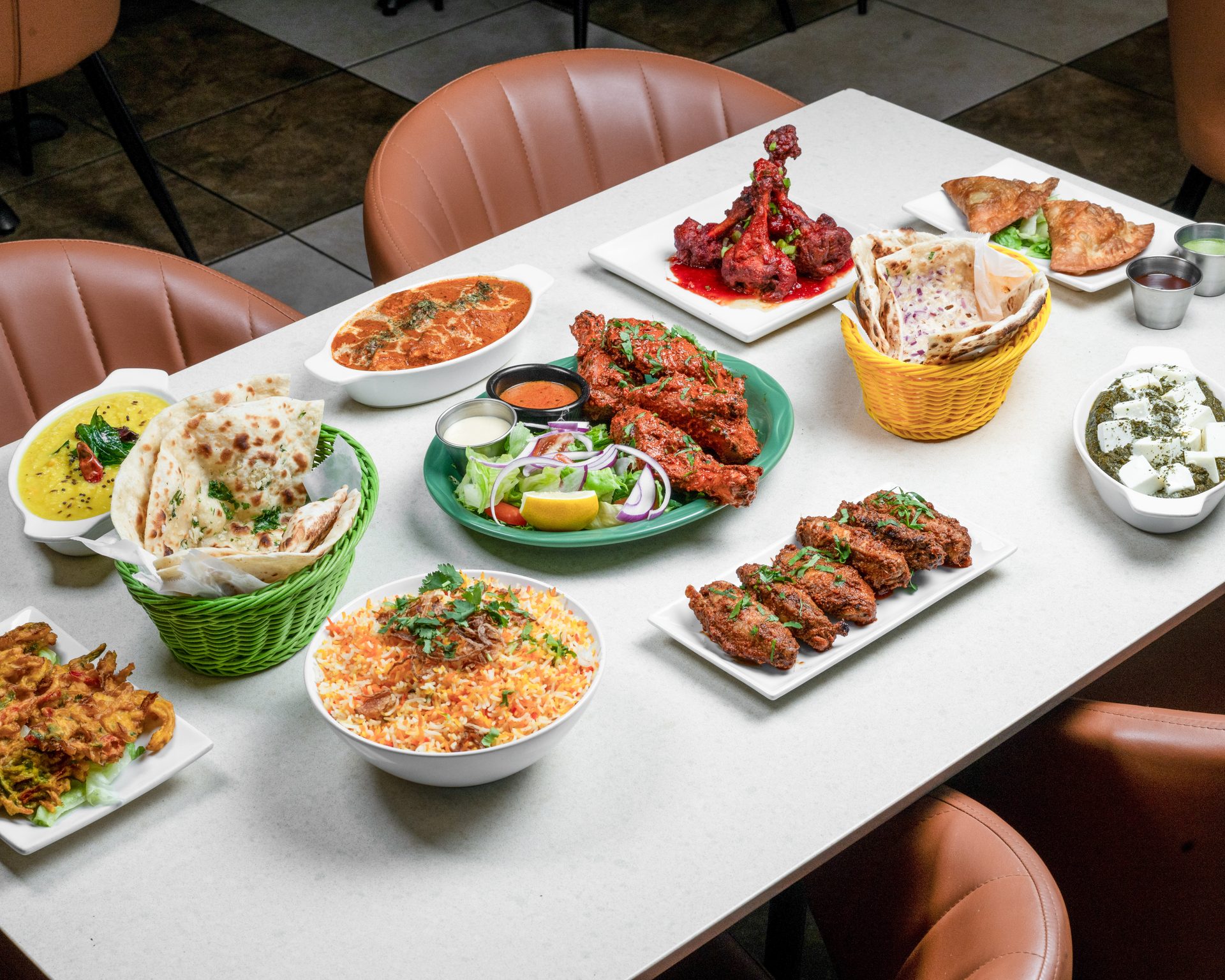 Menu, Spice, and Dietary Options