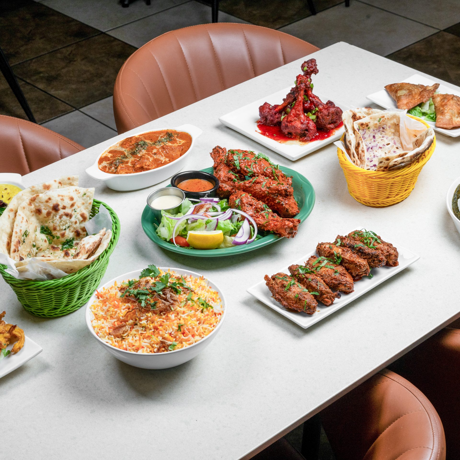 Menu, Spice, and Dietary Options