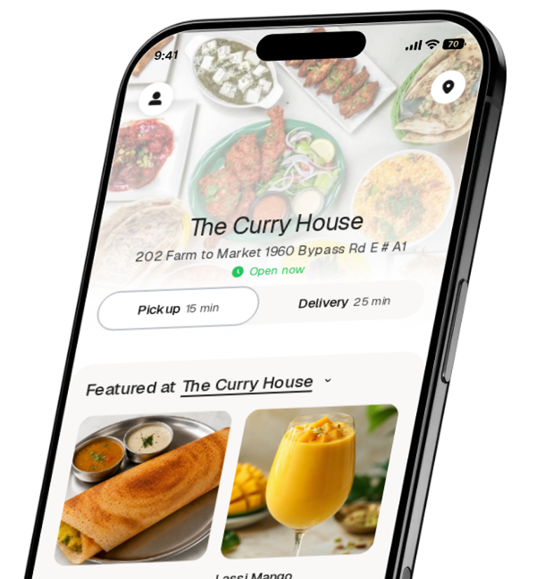 The Curry House app preview